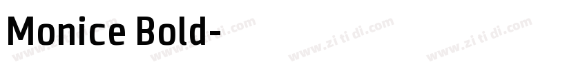 Monice Bold字体转换